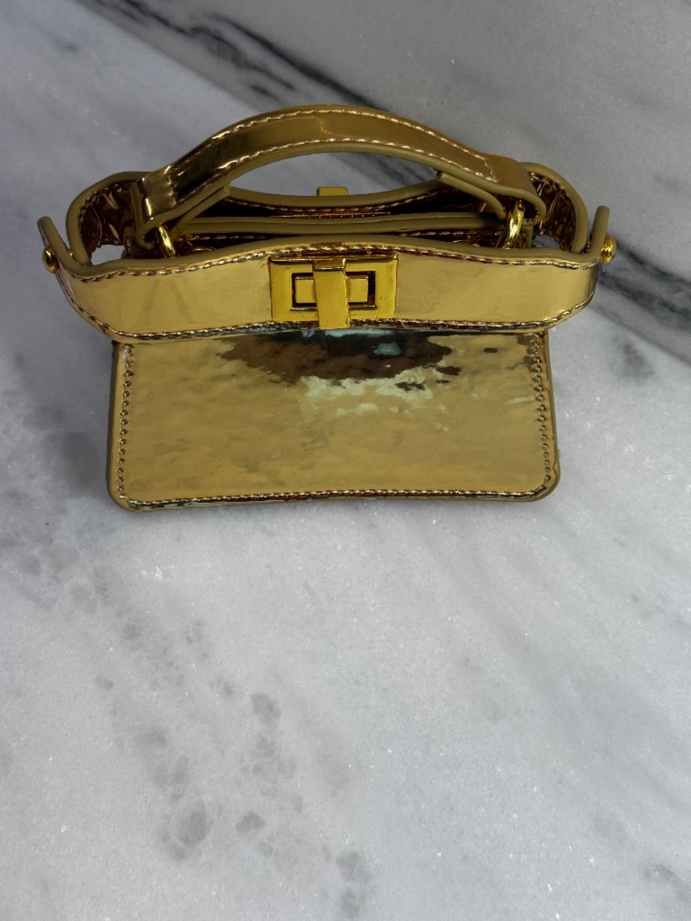 Gold Mini Bag or Bag Charm